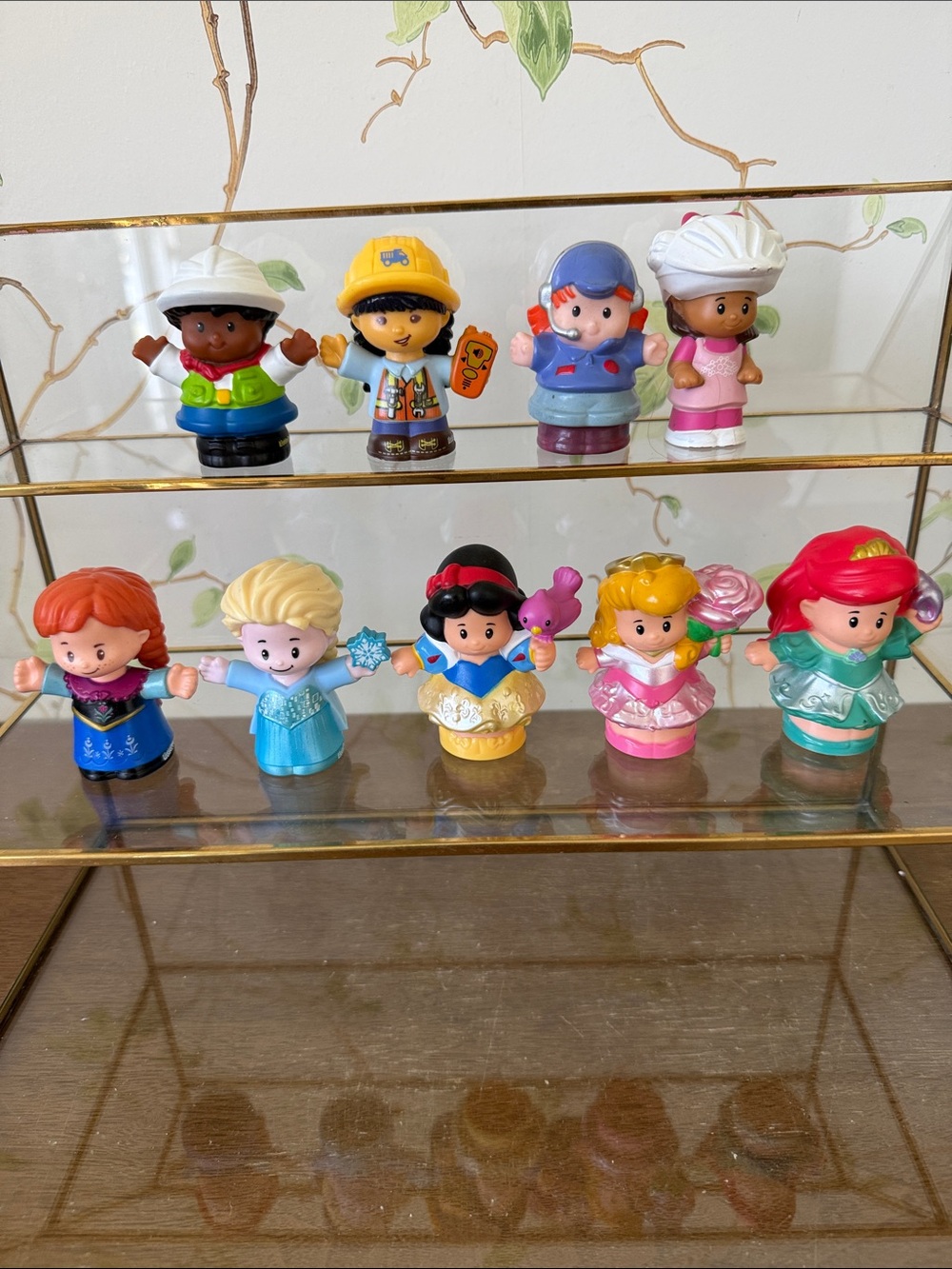 Fisher-Price Little People Disney Princesses & Career People Figurines Lot of 9